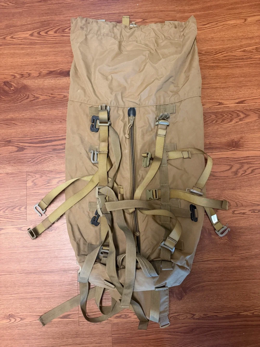 Kifaru multi mission ruck (mmr) with Kifaru duplex frame and Kifaru woodsman bag